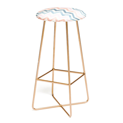 Emanuela Carratoni Boho Chevron Bar Stool