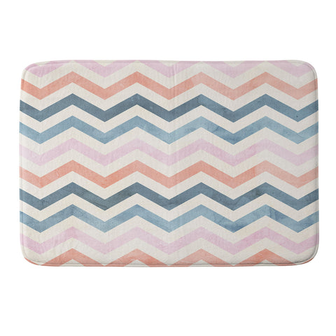 Emanuela Carratoni Boho Chevron Memory Foam Bath Mat