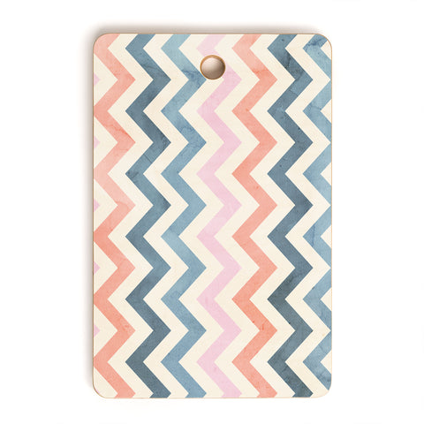 Emanuela Carratoni Boho Chevron Cutting Board Rectangle