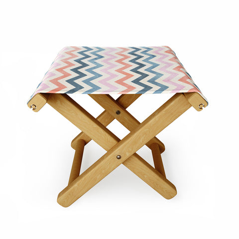 Emanuela Carratoni Boho Chevron Folding Stool