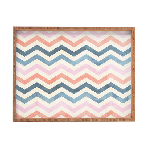 Emanuela Carratoni Boho Chevron Rectangular Tray
