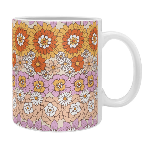 Emanuela Carratoni Boho Flower Lines Coffee Mug