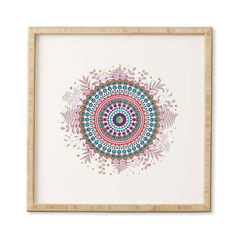 Emanuela Carratoni Boho Mandala Framed Wall Art