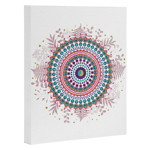 Emanuela Carratoni Boho Mandala Art Canvas