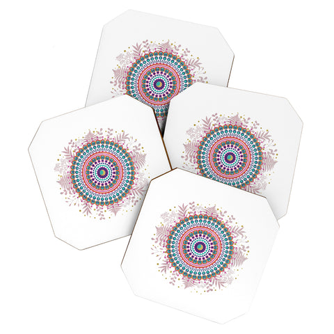 Emanuela Carratoni Boho Mandala Coaster Set