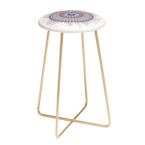 Emanuela Carratoni Boho Mandala Counter Stool
