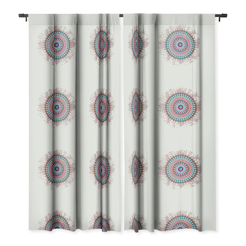 Emanuela Carratoni Boho Mandala Blackout Window Curtain