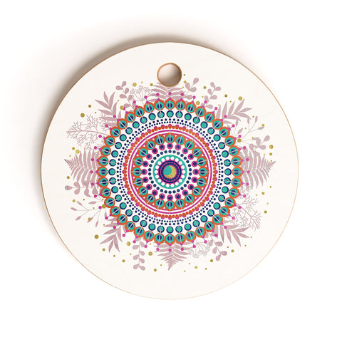 Emanuela Carratoni Boho Mandala Cutting Board Round