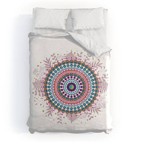 Emanuela Carratoni Boho Mandala Duvet Cover