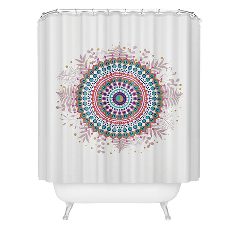 Emanuela Carratoni Boho Mandala Shower Curtain