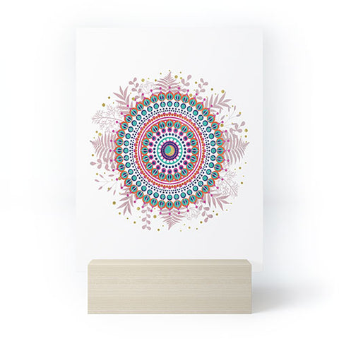 Emanuela Carratoni Boho Mandala Mini Art Print