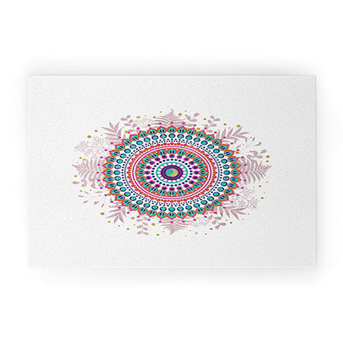 Emanuela Carratoni Boho Mandala Welcome Mat