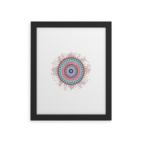 Emanuela Carratoni Boho Mandala Framed Art Print