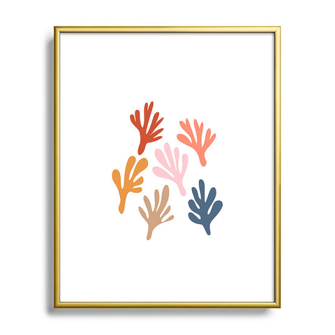 Emanuela Carratoni Bold Cut Out Theme Metal Framed Art Print