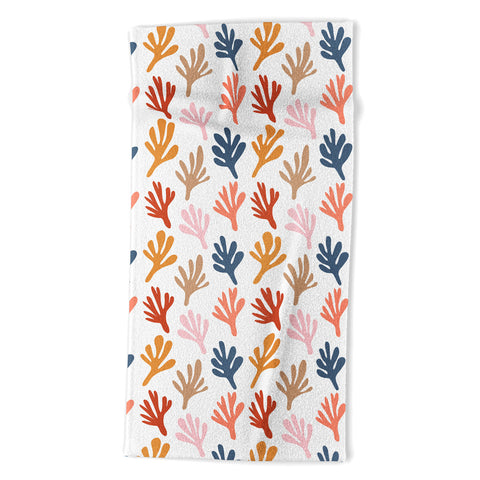 Emanuela Carratoni Bold Cut Out Theme Beach Towel