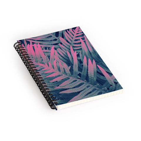 Emanuela Carratoni Bold Ferns Spiral Notebook