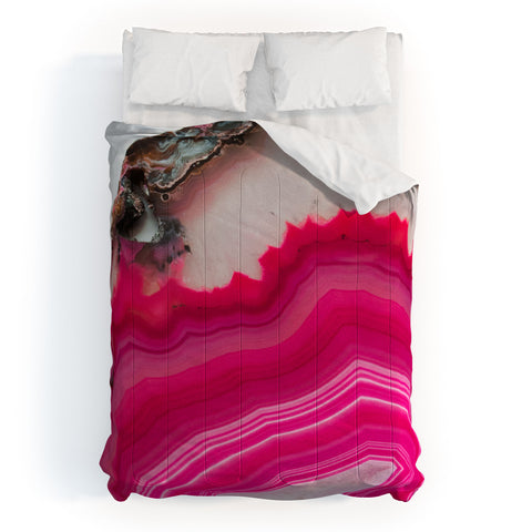 Emanuela Carratoni Bold Pink Agate Comforter