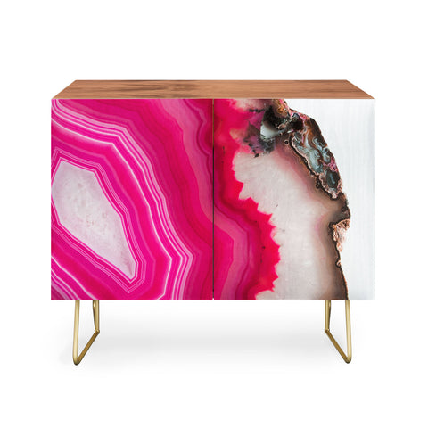 Emanuela Carratoni Bold Pink Agate Credenza