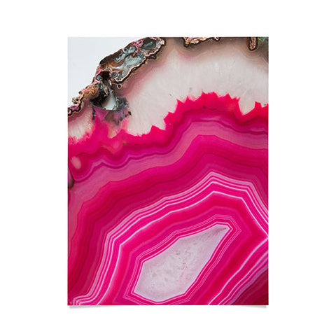 Emanuela Carratoni Bold Pink Agate Poster
