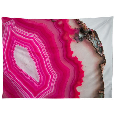 Emanuela Carratoni Bold Pink Agate Tapestry