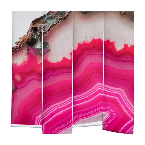 Emanuela Carratoni Bold Pink Agate Wall Mural