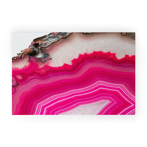 Emanuela Carratoni Bold Pink Agate Welcome Mat
