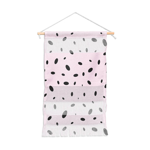 Emanuela Carratoni Bubble Pattern on Pink Wall Hanging Portrait