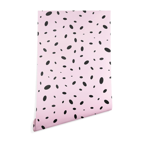 Emanuela Carratoni Bubble Pattern on Pink Wallpaper