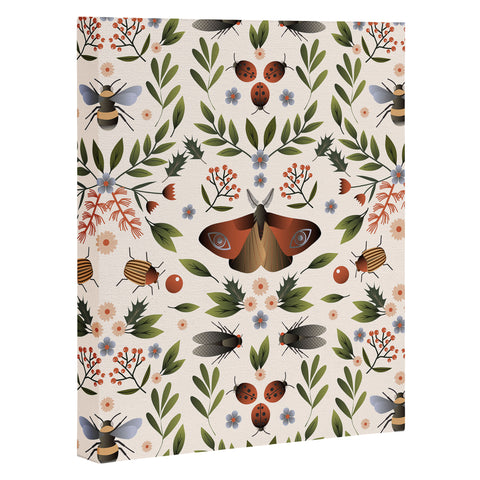 Emanuela Carratoni Bugs Secret Life Art Canvas