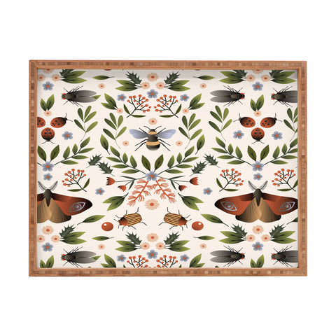 Emanuela Carratoni Bugs Secret Life Rectangular Tray