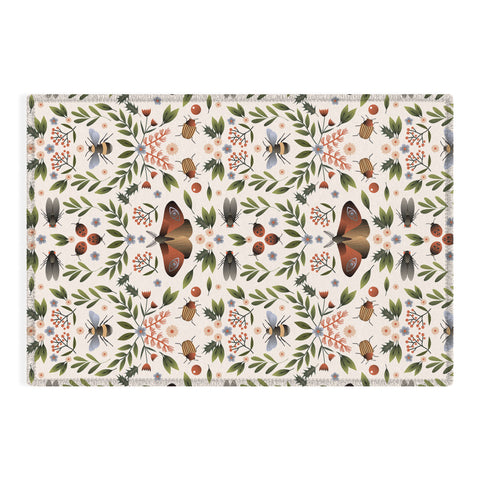 Emanuela Carratoni Bugs Secret Life Outdoor Rug