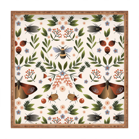 Emanuela Carratoni Bugs Secret Life Square Tray