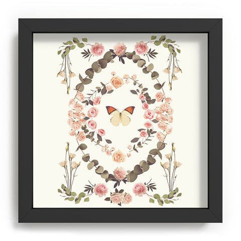Emanuela Carratoni Butterfly Spring Theme Recessed Framing Square
