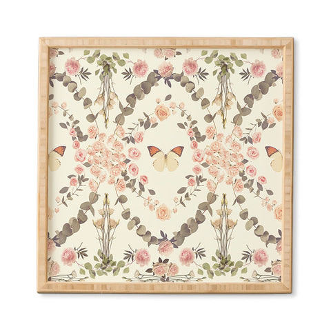 Emanuela Carratoni Butterfly Spring Theme Framed Wall Art