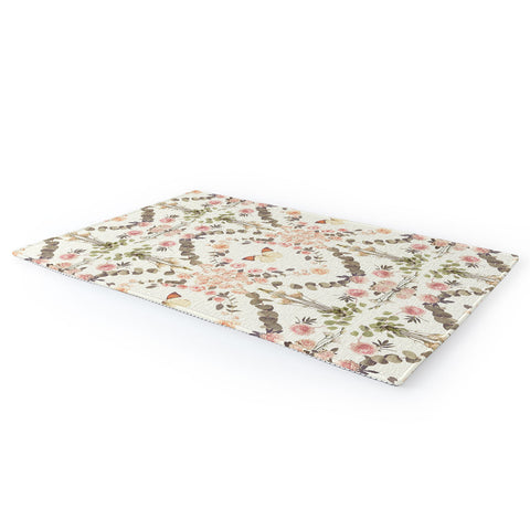 Emanuela Carratoni Butterfly Spring Theme Area Rug