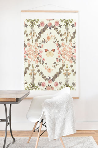 Emanuela Carratoni Butterfly Spring Theme Art Print And Hanger