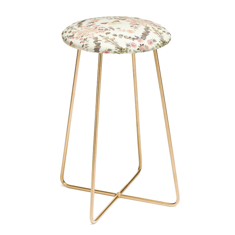 Emanuela Carratoni Butterfly Spring Theme Counter Stool