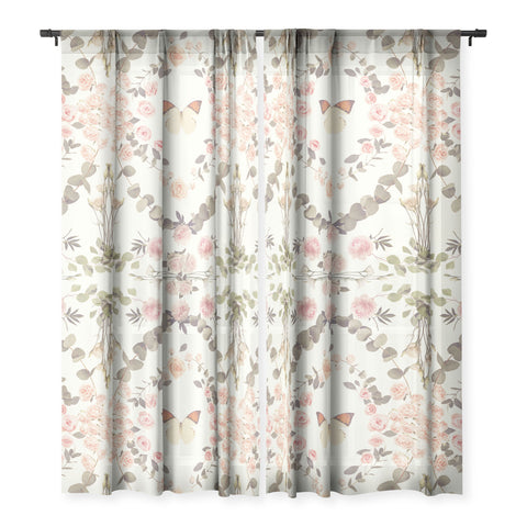 Emanuela Carratoni Butterfly Spring Theme Sheer Non Repeat