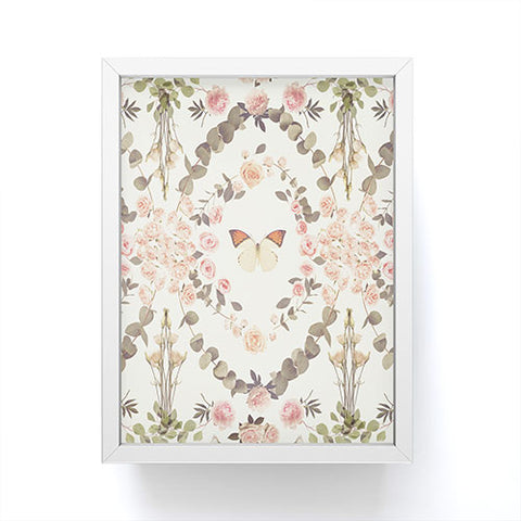 Emanuela Carratoni Butterfly Spring Theme Framed Mini Art Print