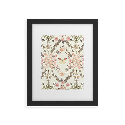 Emanuela Carratoni Butterfly Spring Theme Framed Art Print