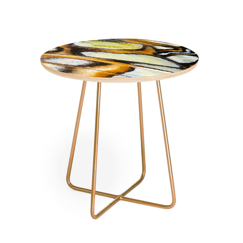 Emanuela Carratoni Butterfly Texture Round Side Table