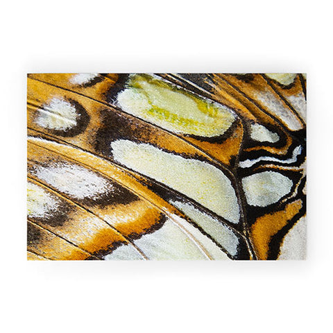 Emanuela Carratoni Butterfly Texture Welcome Mat