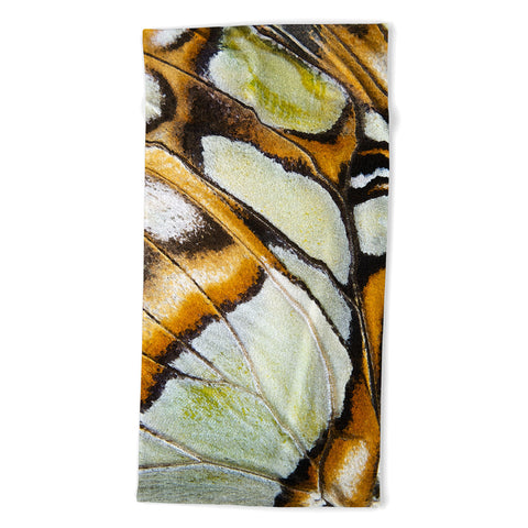 Emanuela Carratoni Butterfly Texture Beach Towel