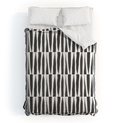 Emanuela Carratoni BW Abstract Theme Comforter