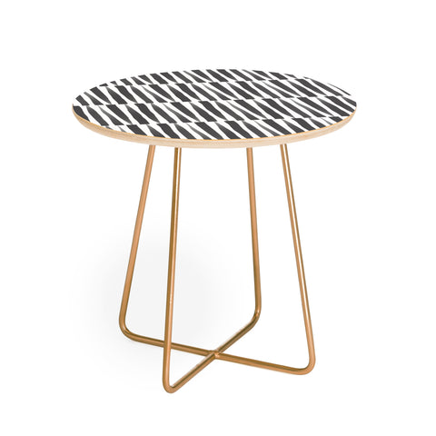 Emanuela Carratoni BW Abstract Theme Round Side Table