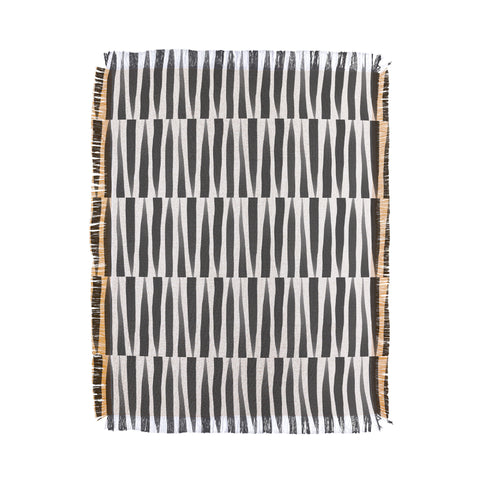 Emanuela Carratoni BW Abstract Theme Throw Blanket