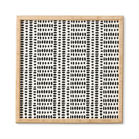 Emanuela Carratoni BW Ethnic Mood Framed Wall Art