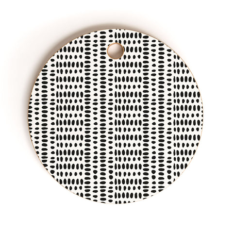 Emanuela Carratoni BW Ethnic Mood Cutting Board Round