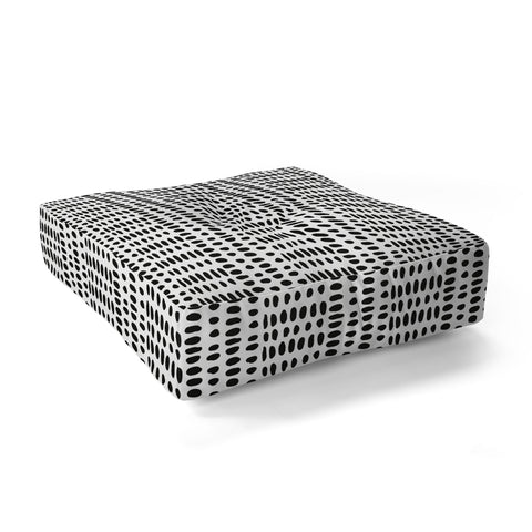 Emanuela Carratoni BW Ethnic Mood Floor Pillow Square