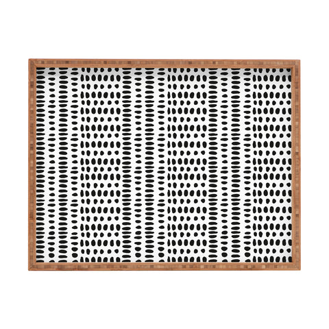 Emanuela Carratoni BW Ethnic Mood Rectangular Tray